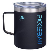 Pickleball Distressed Blue Gradient Casual Design 12oz Stainless Steel Coffee Mug