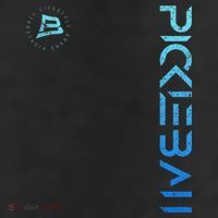 Pickleball Distressed Blue Gradient Casual Design 25L Jumbo Tote
