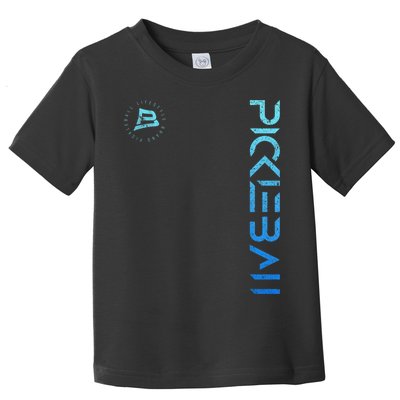 Pickleball Distressed Blue Gradient Casual Design Toddler T-Shirt