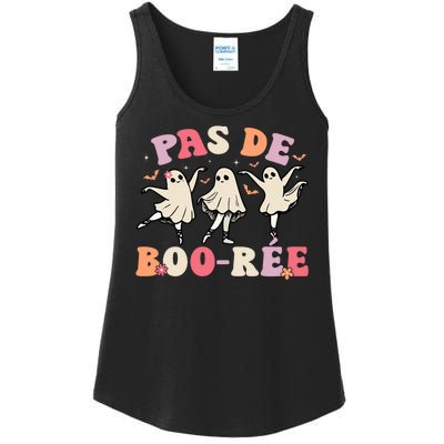 Pas De BooréE Ghost Ballet Dancer Halloween Dance Teacher Ladies Essential Tank