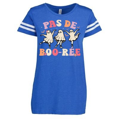 Pas De BooréE Ghost Ballet Dancer Halloween Dance Teacher Enza Ladies Jersey Football T-Shirt