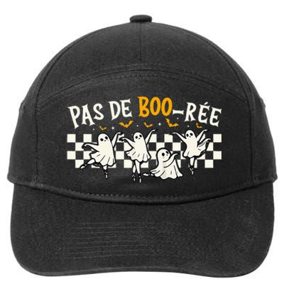 Pas De BooréE Ghost Ballet Dancer Halloween Dance Teacher 7-Panel Snapback Hat