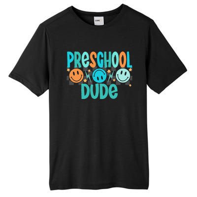 Prek Dude Back To School First Day Of Preschool Gift Tall Fusion ChromaSoft Performance T-Shirt