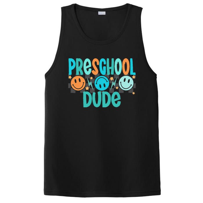 Prek Dude Back To School First Day Of Preschool Gift PosiCharge Competitor Tank