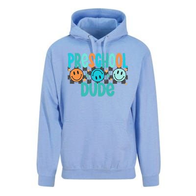 Prek Dude Back To School First Day Of Preschool Gift Unisex Surf Hoodie