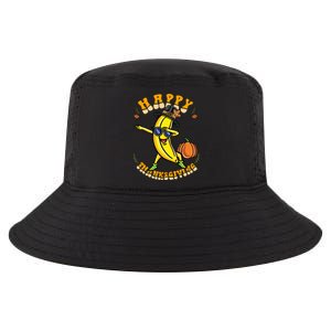 Pilgrim Dabbing Banana Happy Thanksgiving Gift Cool Comfort Performance Bucket Hat