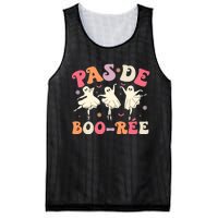 Pas De BooréE Cute Ballet Ghosts Dancing Teachers Halloween Mesh Reversible Basketball Jersey Tank