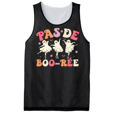 Pas De BooréE Cute Ballet Ghosts Dancing Teachers Halloween Mesh Reversible Basketball Jersey Tank