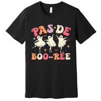 Pas De BooréE Cute Ballet Ghosts Dancing Teachers Halloween Premium T-Shirt