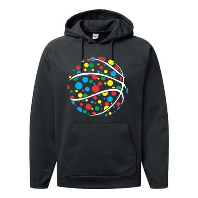 Polka Dots Basketball International Dot Day Performance Fleece Hoodie