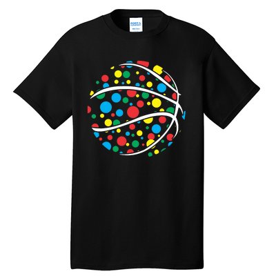 Polka Dots Basketball International Dot Day Tall T-Shirt