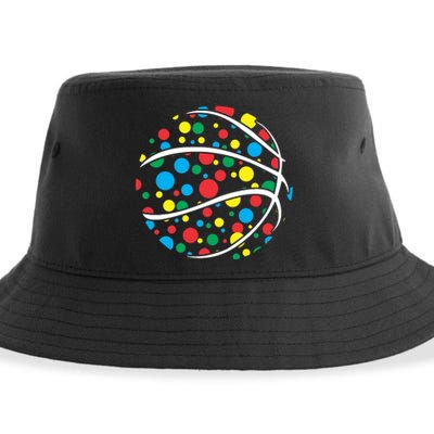 Polka Dots Basketball International Dot Day Sustainable Bucket Hat