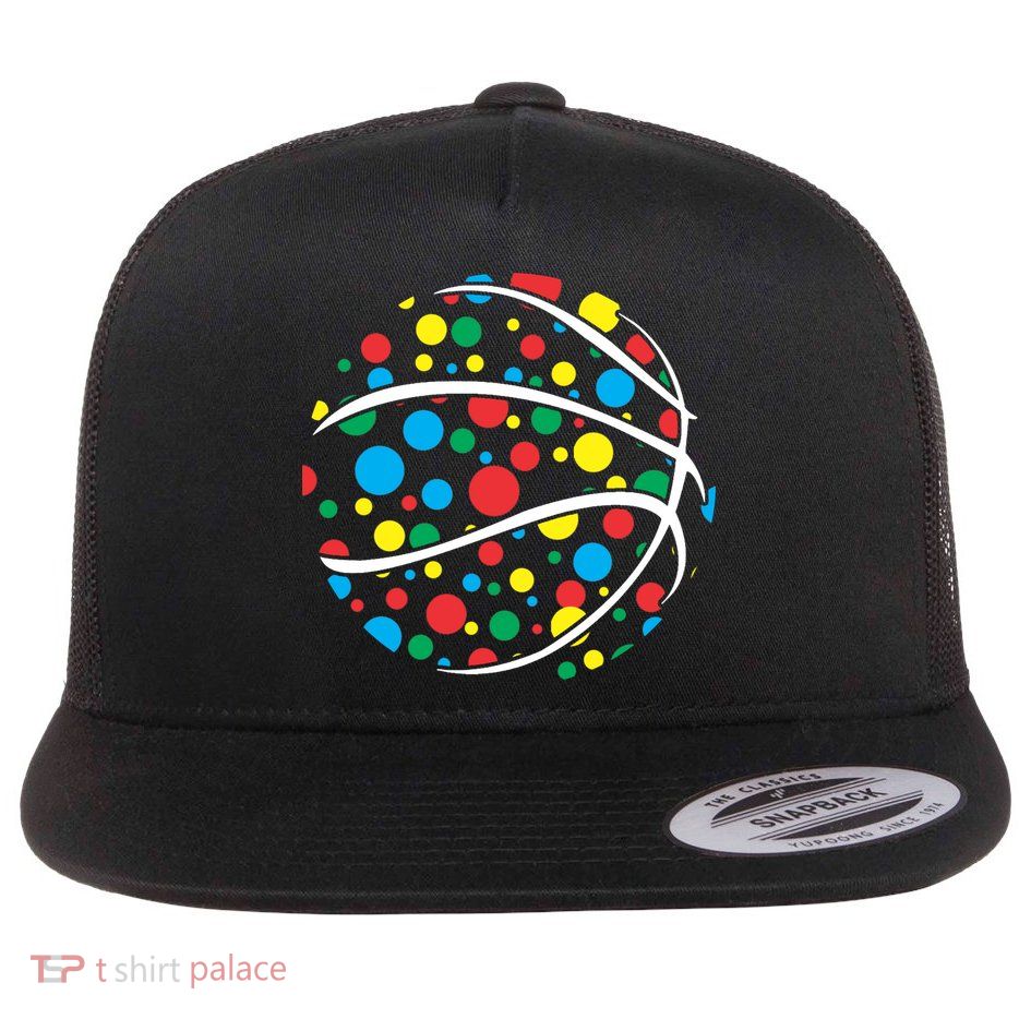 Polka Dots Basketball International Dot Day Flatbill Hat