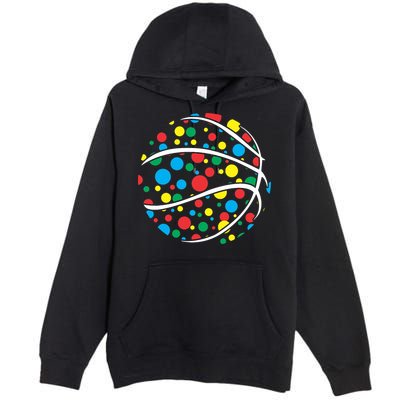 Polka Dots Basketball International Dot Day Premium Pullover Hoodie