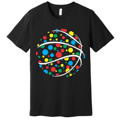 Polka Dots Basketball International Dot Day Premium T-Shirt