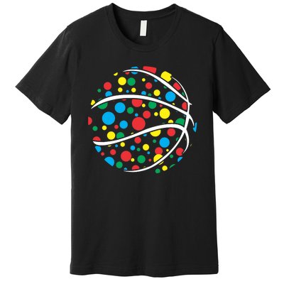 Polka Dots Basketball International Dot Day Premium T-Shirt