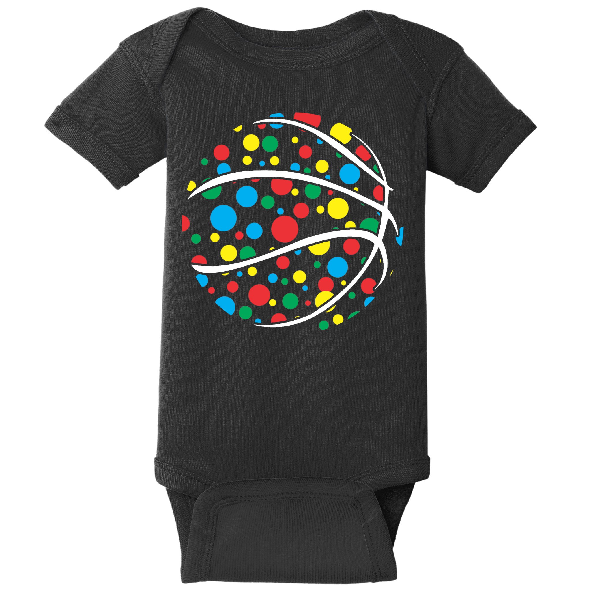 Polka Dots Basketball International Dot Day Baby Bodysuit