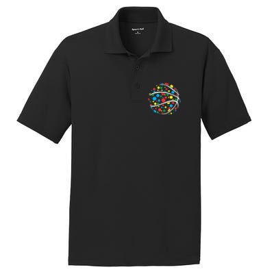 Polka Dots Basketball International Dot Day PosiCharge RacerMesh Polo