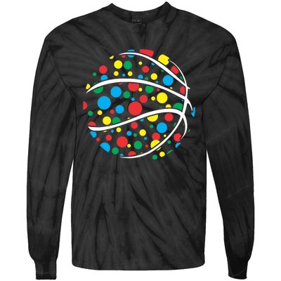 Polka Dots Basketball International Dot Day Tie-Dye Long Sleeve Shirt