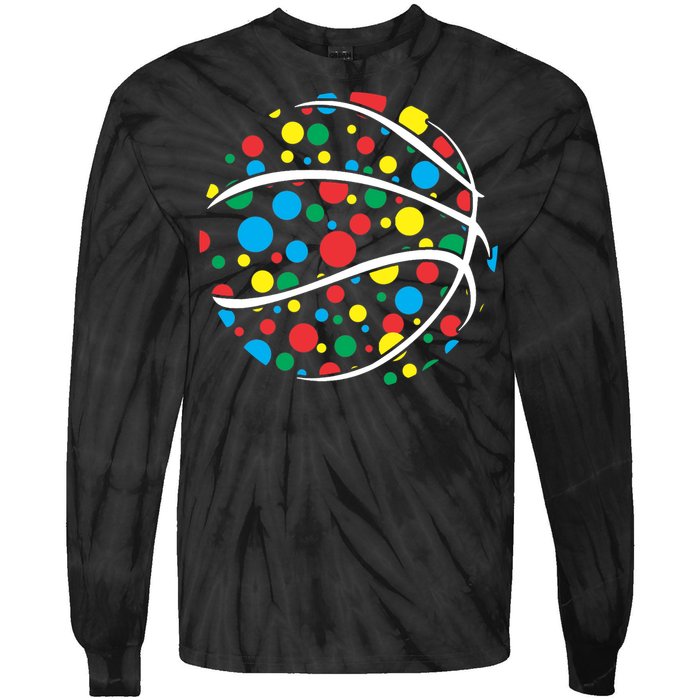 Polka Dots Basketball International Dot Day Tie-Dye Long Sleeve Shirt