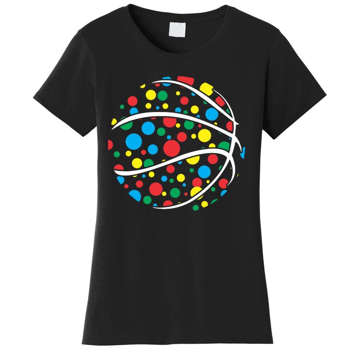 Polka Dots Basketball International Dot Day Women's T-Shirt