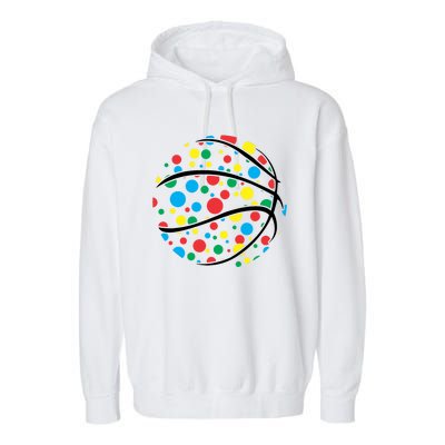 Polka Dots Basketball International Dot Day Garment-Dyed Fleece Hoodie