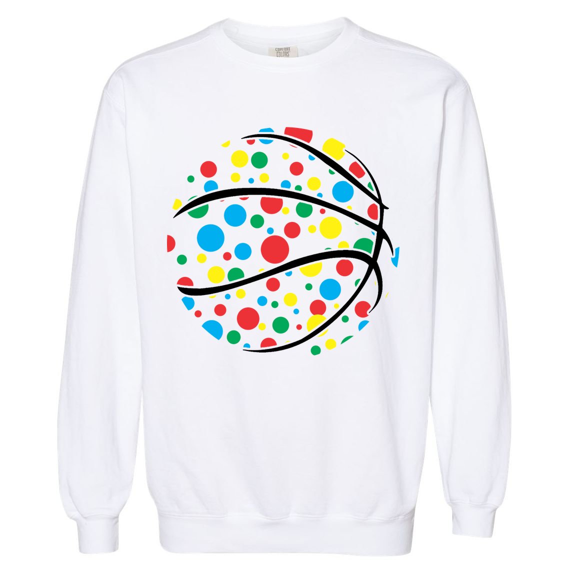 Polka Dots Basketball International Dot Day Garment-Dyed Sweatshirt