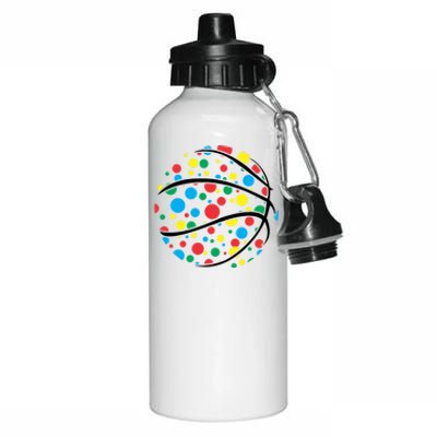 Polka Dots Basketball International Dot Day Aluminum Water Bottle