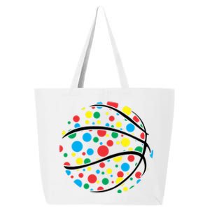 Polka Dots Basketball International Dot Day 25L Jumbo Tote