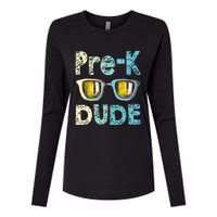 Prek Dude Back To School First Day Of Preschool Boy Womens Cotton Relaxed Long Sleeve T-Shirt