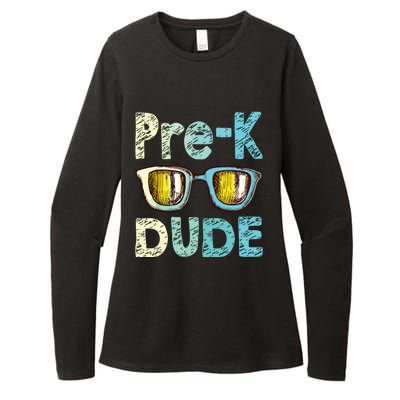 Prek Dude Back To School First Day Of Preschool Boy Womens CVC Long Sleeve Shirt