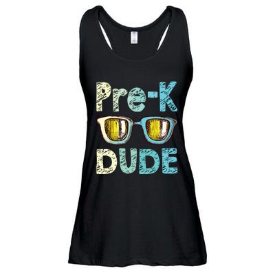 Prek Dude Back To School First Day Of Preschool Boy Ladies Essential Flowy Tank