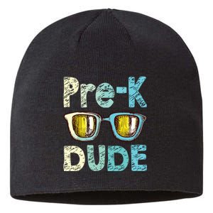 Prek Dude Back To School First Day Of Preschool Boy Sustainable Beanie