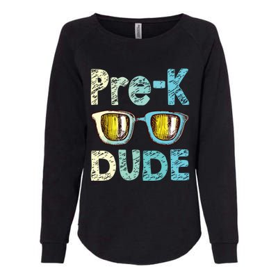 Prek Dude Back To School First Day Of Preschool Boy Womens California Wash Sweatshirt