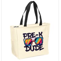 Prek Dude Back To School Prek Boy Girl Zip Tote Bag
