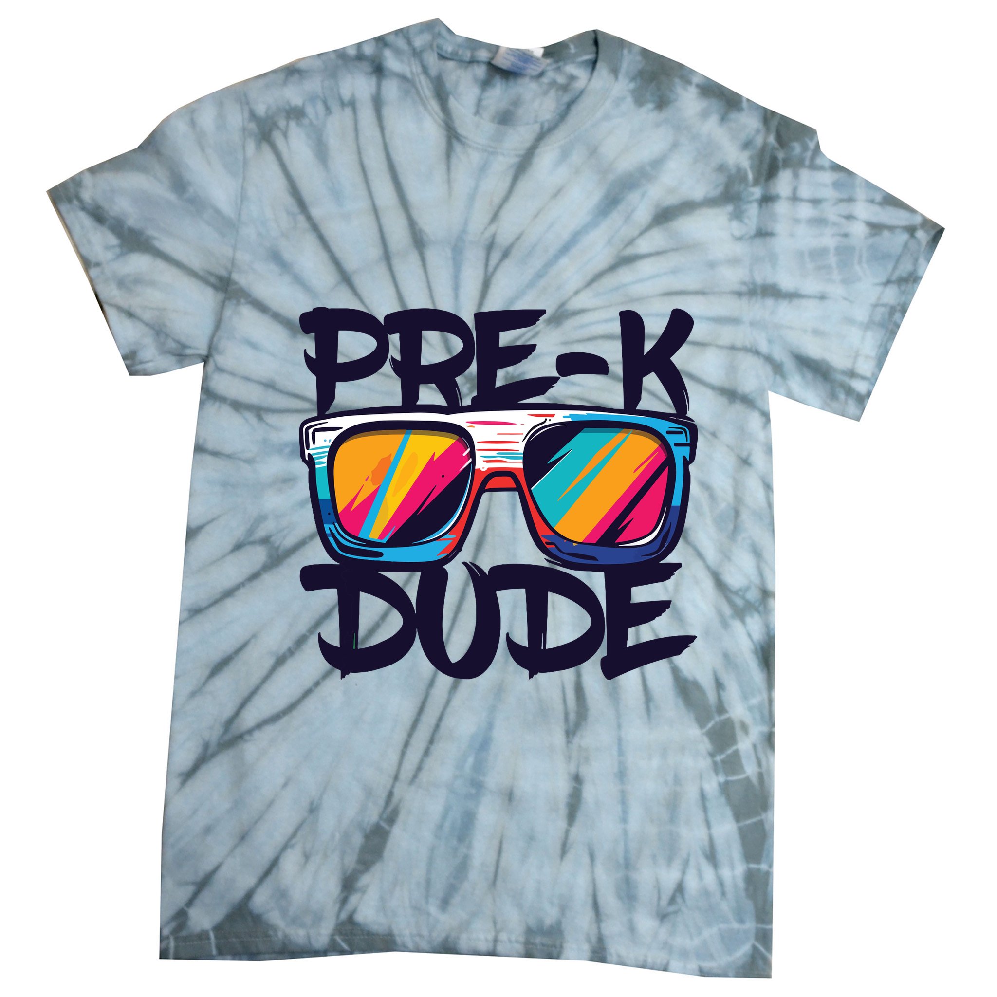Prek Dude Back To School Prek Boy Girl Tie-Dye T-Shirt