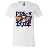 Prek Dude Back To School Prek Boy Girl V-Neck T-Shirt