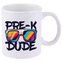 Prek Dude Back To School Prek Boy Girl 11oz C Handle Ceramic Mug