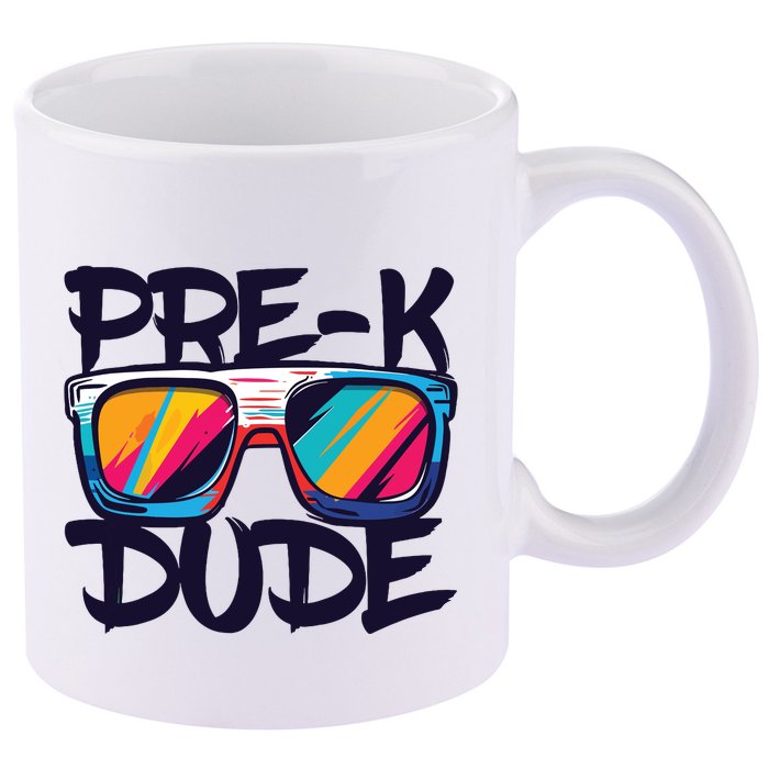 Prek Dude Back To School Prek Boy Girl 11oz C Handle Ceramic Mug