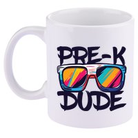 Prek Dude Back To School Prek Boy Girl 11oz C Handle Ceramic Mug