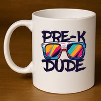 Prek Dude Back To School Prek Boy Girl 11oz C Handle Ceramic Mug