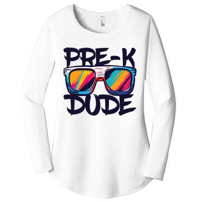 Prek Dude Back To School Prek Boy Girl Women's Perfect Tri Tunic Long Sleeve Shirt