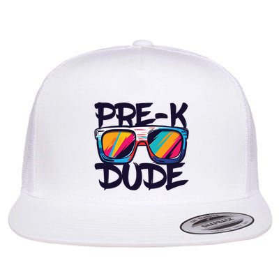 Prek Dude Back To School Prek Boy Girl Flatbill Hat