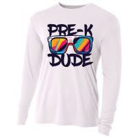 Prek Dude Back To School Prek Boy Girl Cooling Performance Long Sleeve Crew