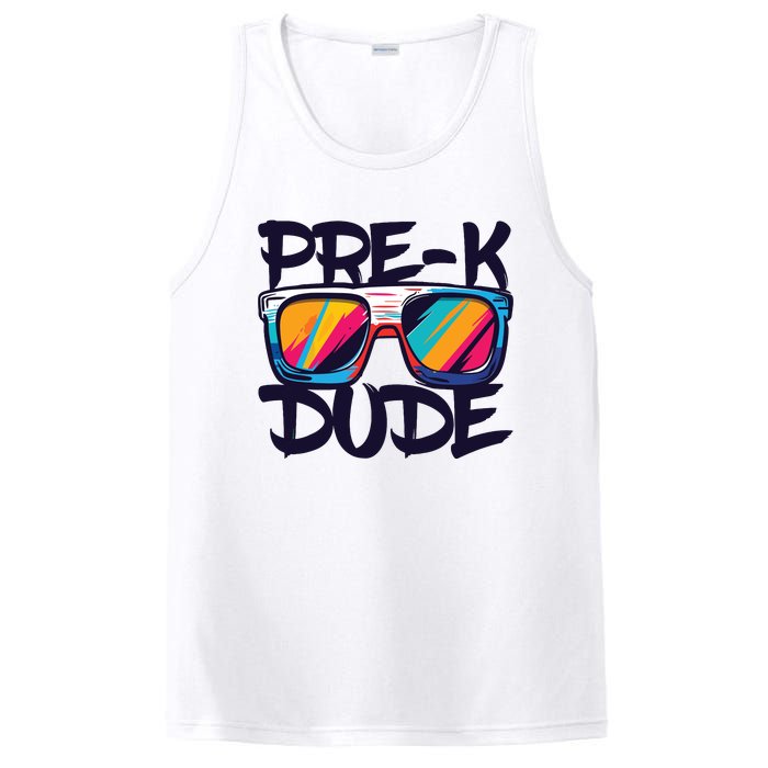 Prek Dude Back To School Prek Boy Girl PosiCharge Competitor Tank