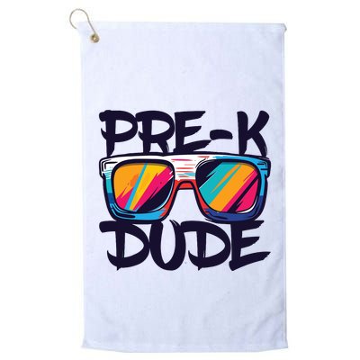 Prek Dude Back To School Prek Boy Girl Golf Towel