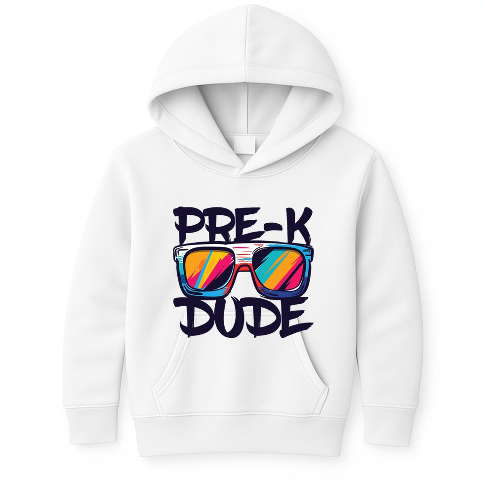 Prek Dude Back To School Prek Boy Girl Kids Hoodie