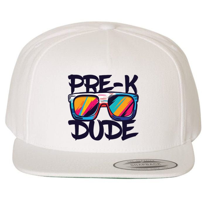 Prek Dude Back To School Prek Boy Girl Wool Snapback Cap