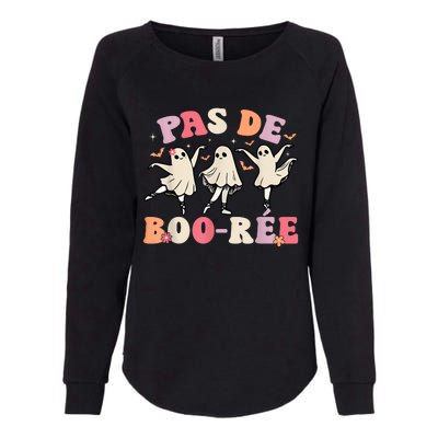 Pas De BooréE Ghost Ballet Dancer Halloween Dance Teacher Womens California Wash Sweatshirt