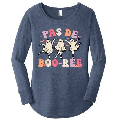 Pas De BooréE Ghost Ballet Dancer Halloween Dance Teacher Women's Perfect Tri Tunic Long Sleeve Shirt